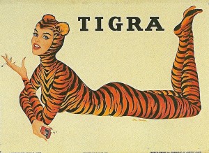 De Moore Tigra Advertising Poster